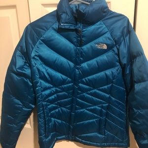 Blue North Face Coat